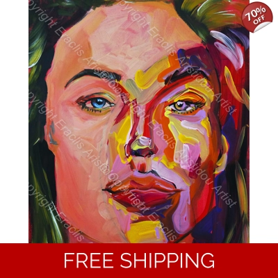 Abstract Portrait Angelina 808